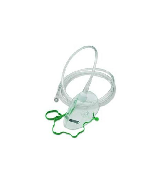 Adult Non-Rebreathing Oxygen Mask - With Tubing and Bag