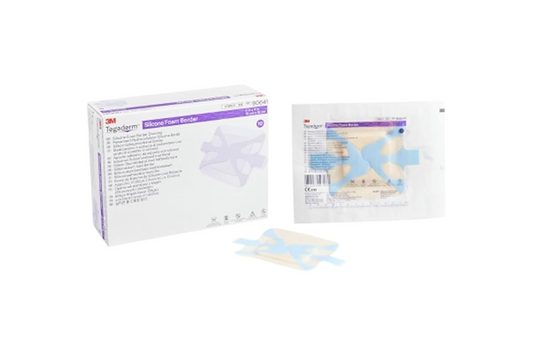 Tegaderm 3M Silicone Foam Border Dressing 4 x 4 3M