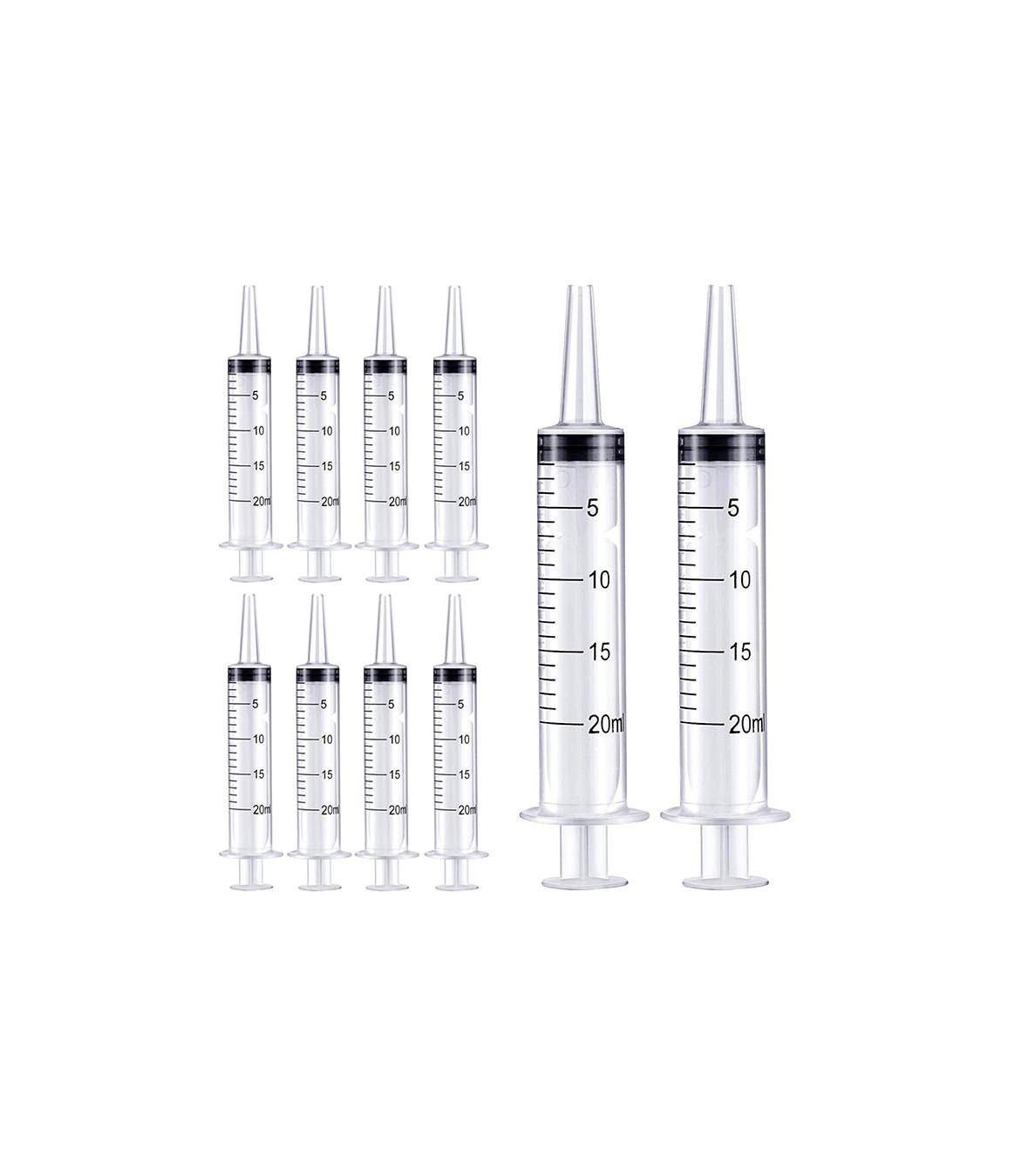 Plastic Syringe 1.5ml - 20ml