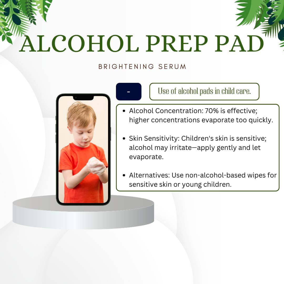 Alcohol Prep Pad, Sterile Wipes (Pack of 200)