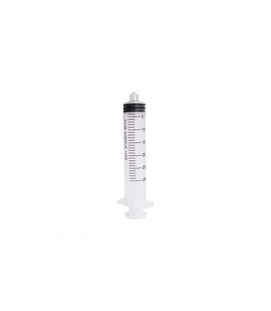 4 pcs 30ML/CC Plastic Syringe Disposable Individual Sealed Wrap Without Needle with Measurement for Scientific Feeding Pets Labs Watering Dispensing