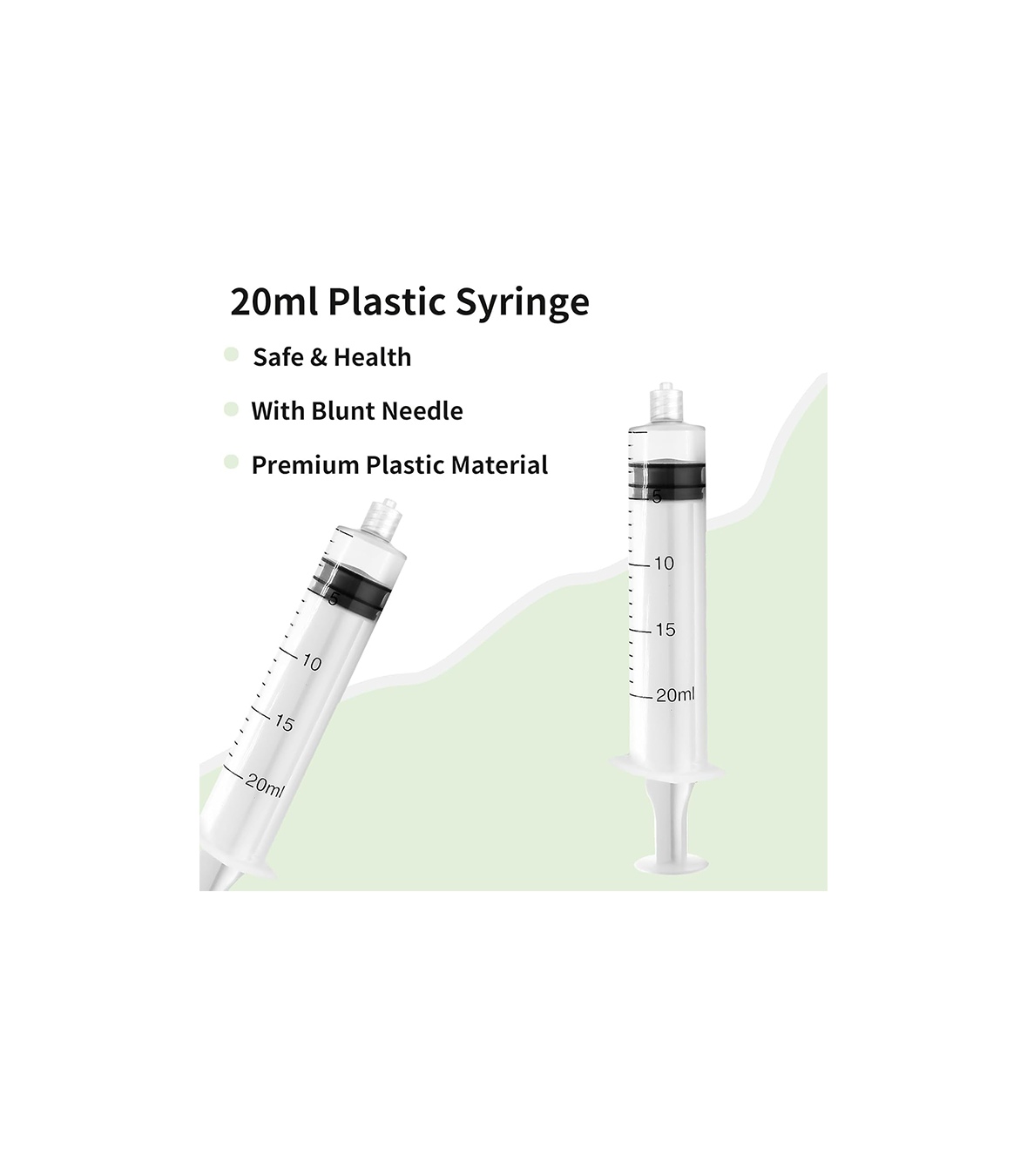 Plastic Syringe 1.5ml - 20ml