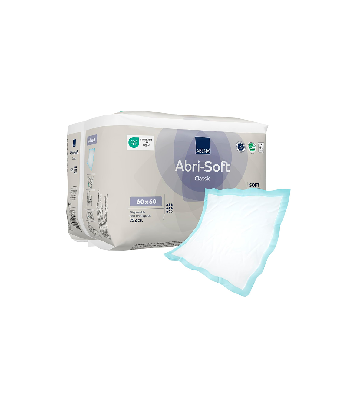 Abena Abri-Soft CLassic Blue 60 x 60 cm 1300 ml