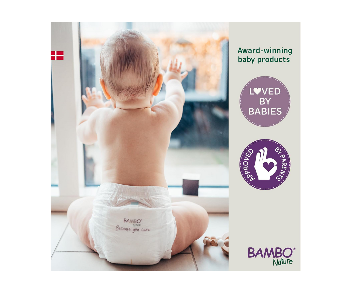 Bambo Nature Eco-Friendly Diaper Size 4, Mega Pack ,7-14kg (144 diapers) Tall pack