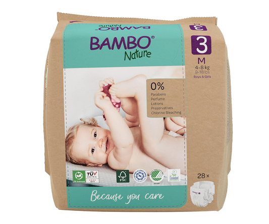 Bambo Nature Premium Eco Nappies - Size 3