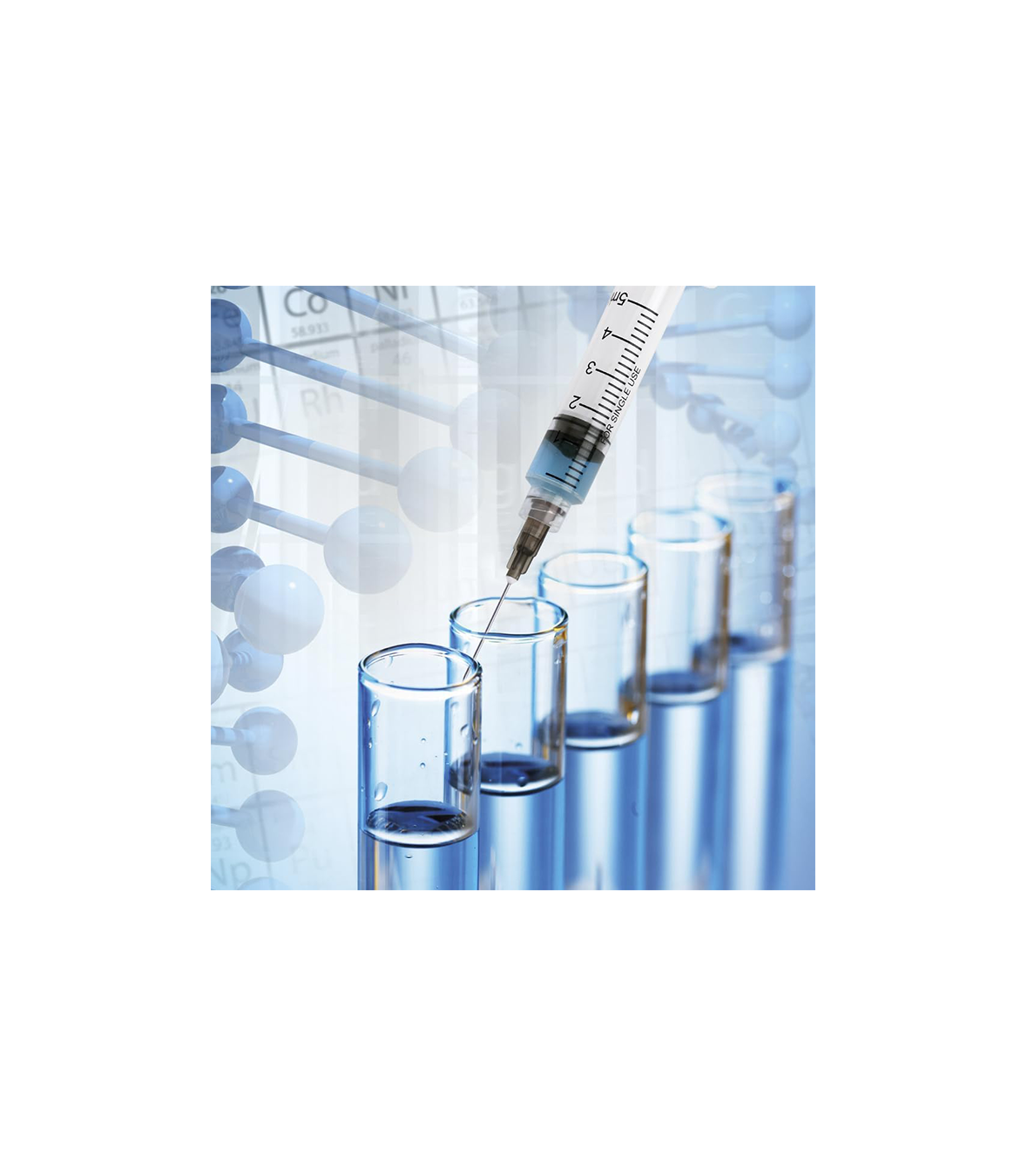 100 Pack Disposable 5ml Syringes with Needle 22G 1”, Sterile Luer Lock Syringe