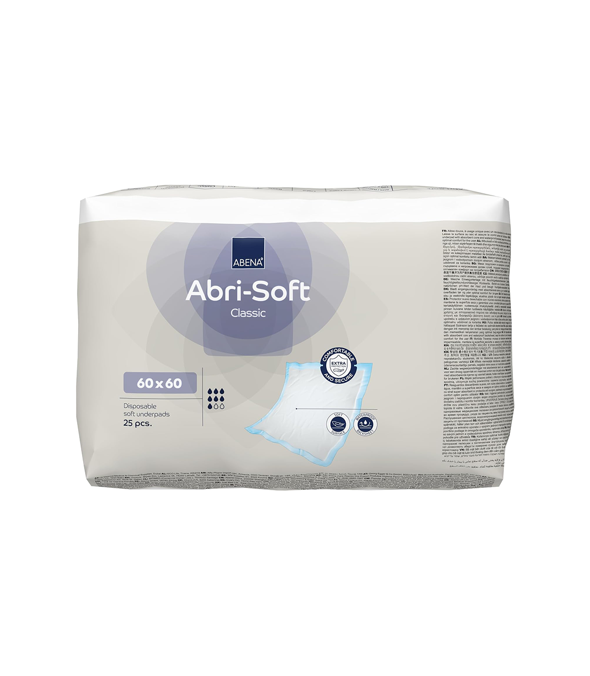 Abena Abri-Soft CLassic Blue 60 x 60 cm 1300 ml