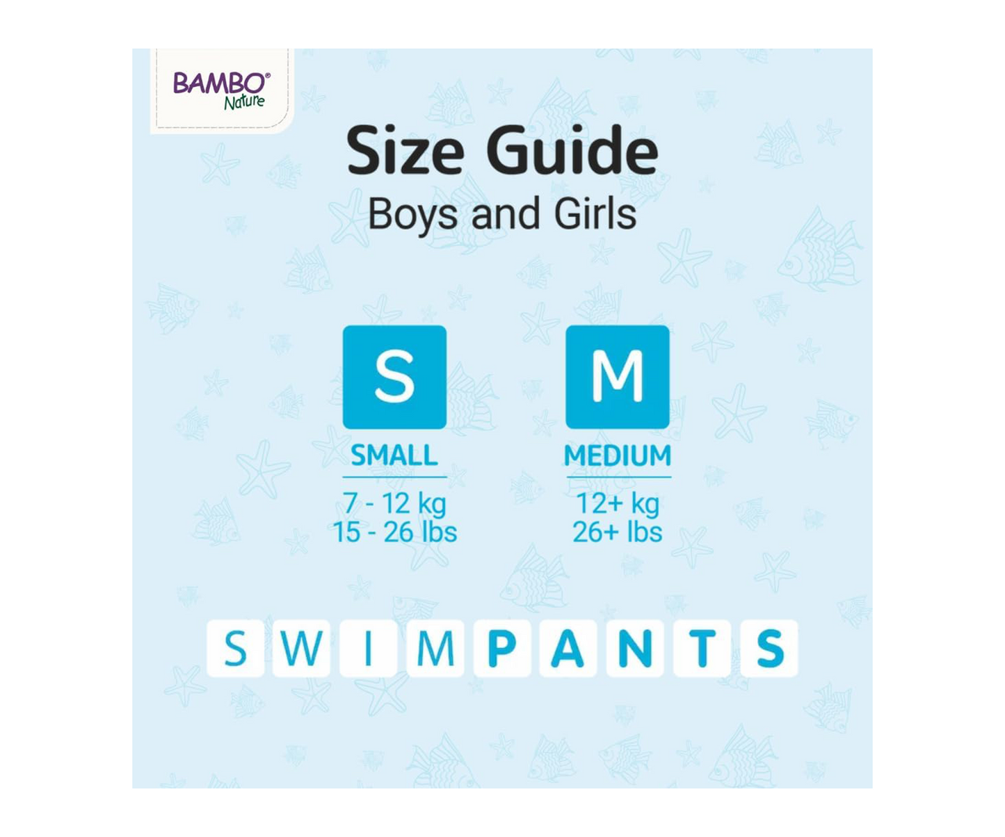 Bambo Nature Premium Swim Nappy Pants – Small (7-12 kg)