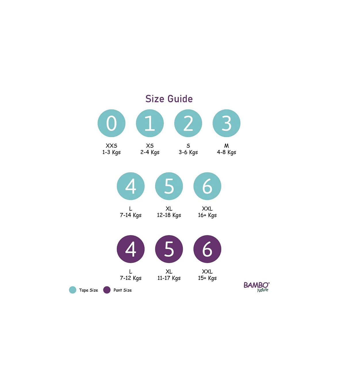 Bambo Nature Premium Baby Pants Diapers for Kids Large Size (7-12 Kgs)