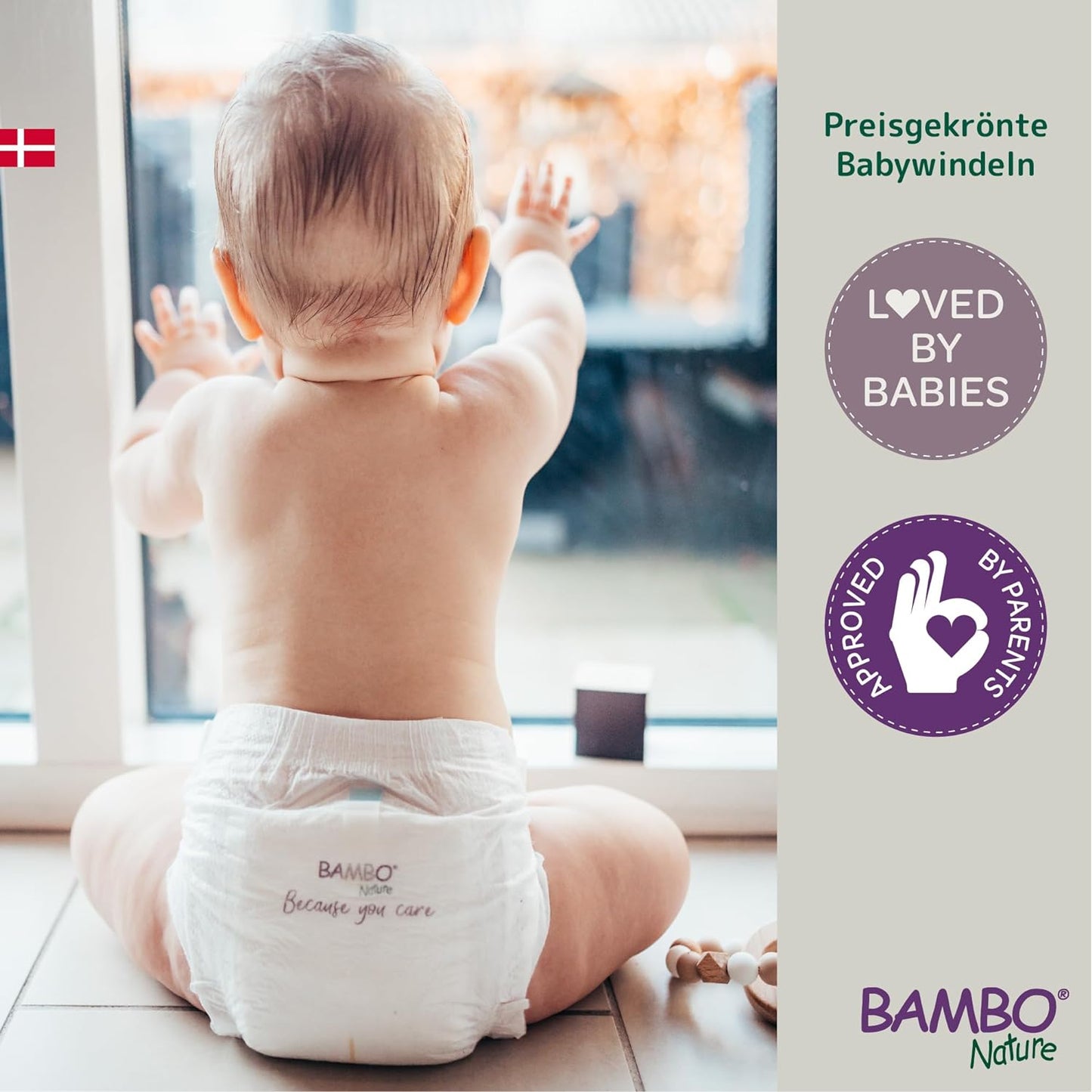 Size 1 Nappies Premium Eco Nappies, Eco-Labelled Newborn Nappies, Enhanced Leakage Protection, Secure & Comfortable Baby Nappies, Newborn Essentials - (4-9 lb/2-4 kg), 22PK