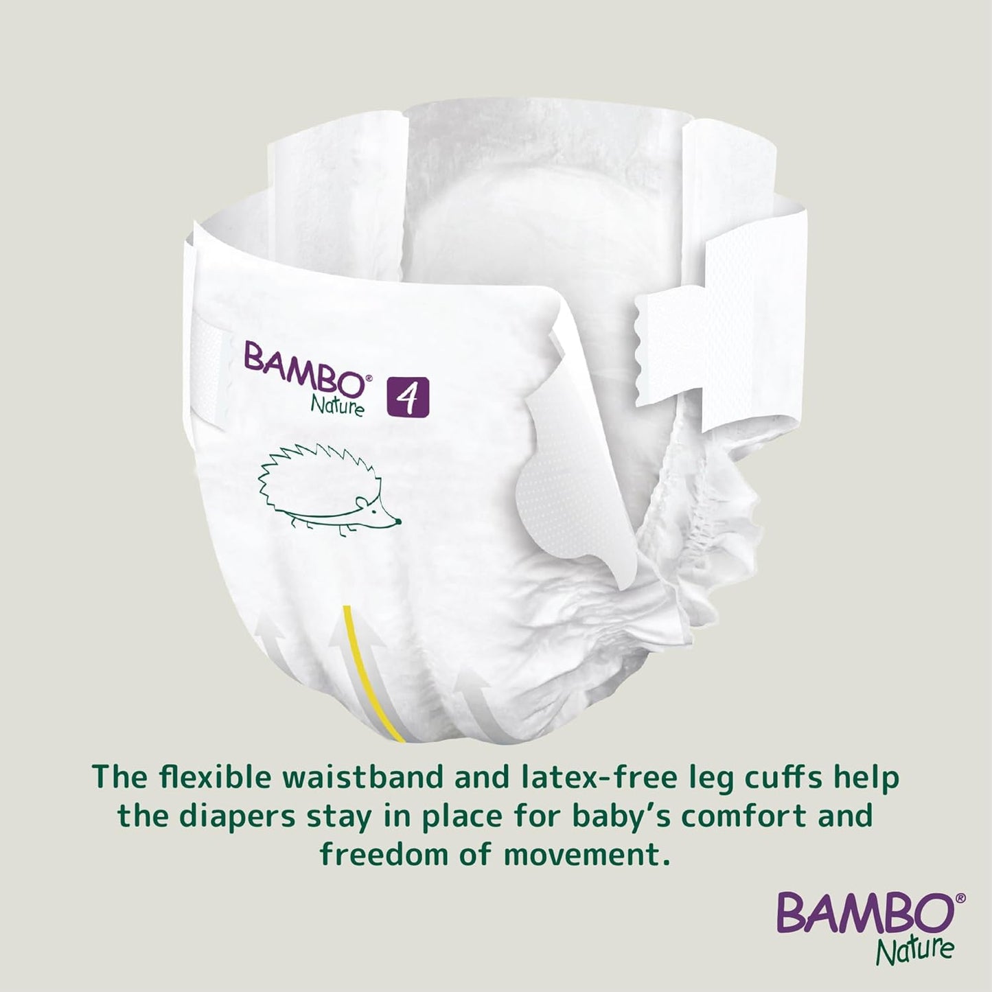 Size 4 Eco-Friendly Diaper, 7-14kg (48 diapers )Tall pack, Pack of 48 Nappies