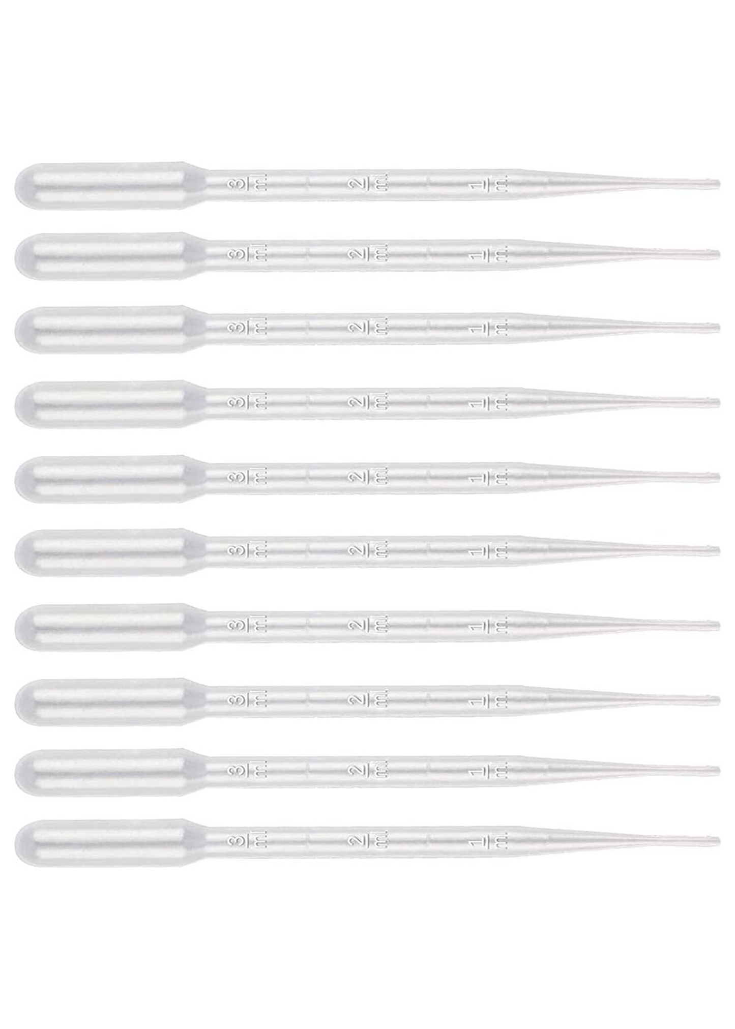 KongJies 3ml Plastic Pipette Droppers – 100PCS