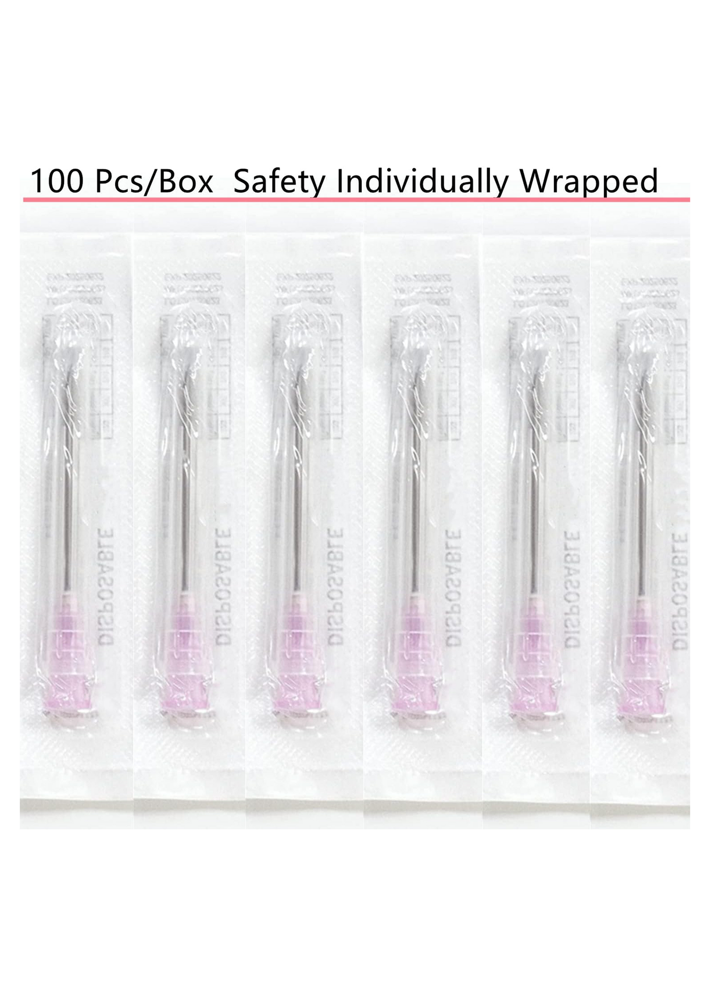 Kreireta 100PCS 18Ga 1.5" Luer Lock Dispensing Needles – Individually Sealed