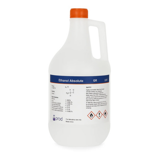 Eurolab Ethyl Alcohol (Ethanol Absolute) 99.9% Sanitizing Pure Liquid 2.5 litre Eurolab