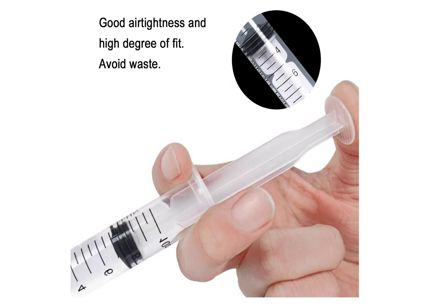 5ml Lab Syringe with Needle 21 Gauge 1.5inch Supplies