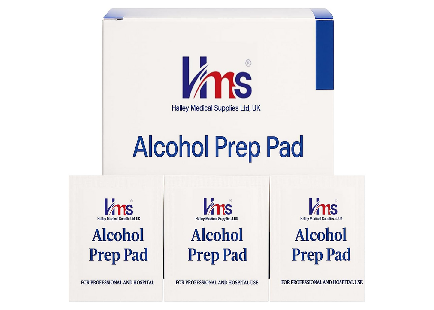 Alcohol Prep Pad, Sterile Wipes (Pack of 200)