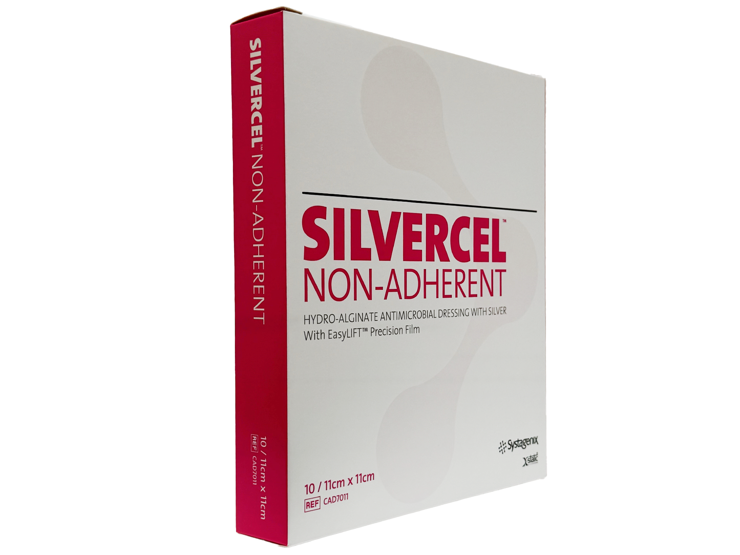 Silvercel Non-Adherent Antimicrobial hydro-alginate dressing aids in sustaining a moist wound environment 11cm x 11xm (Pack of 10)