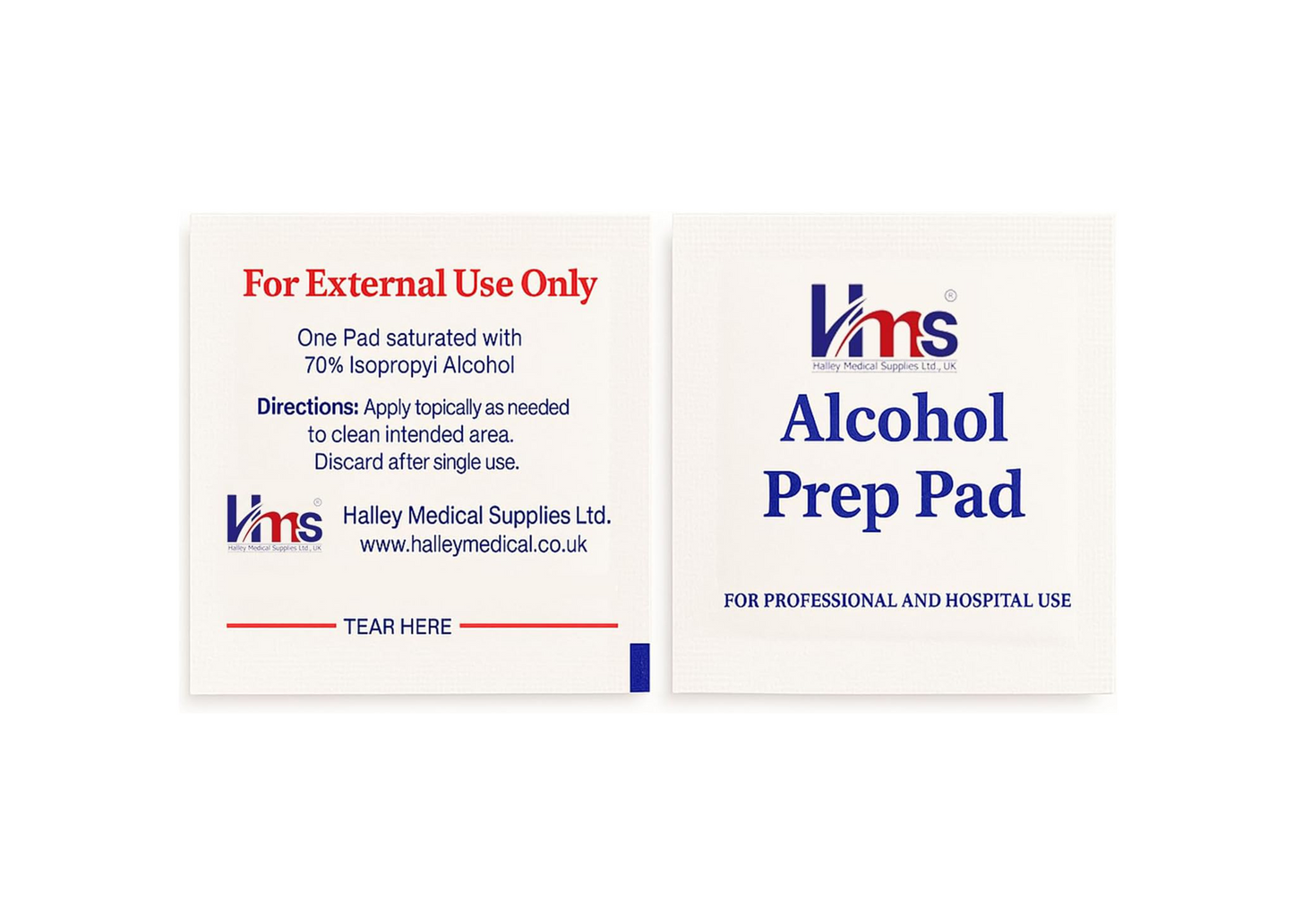 Alcohol Prep Pad, Sterile Wipes (Pack of 200)