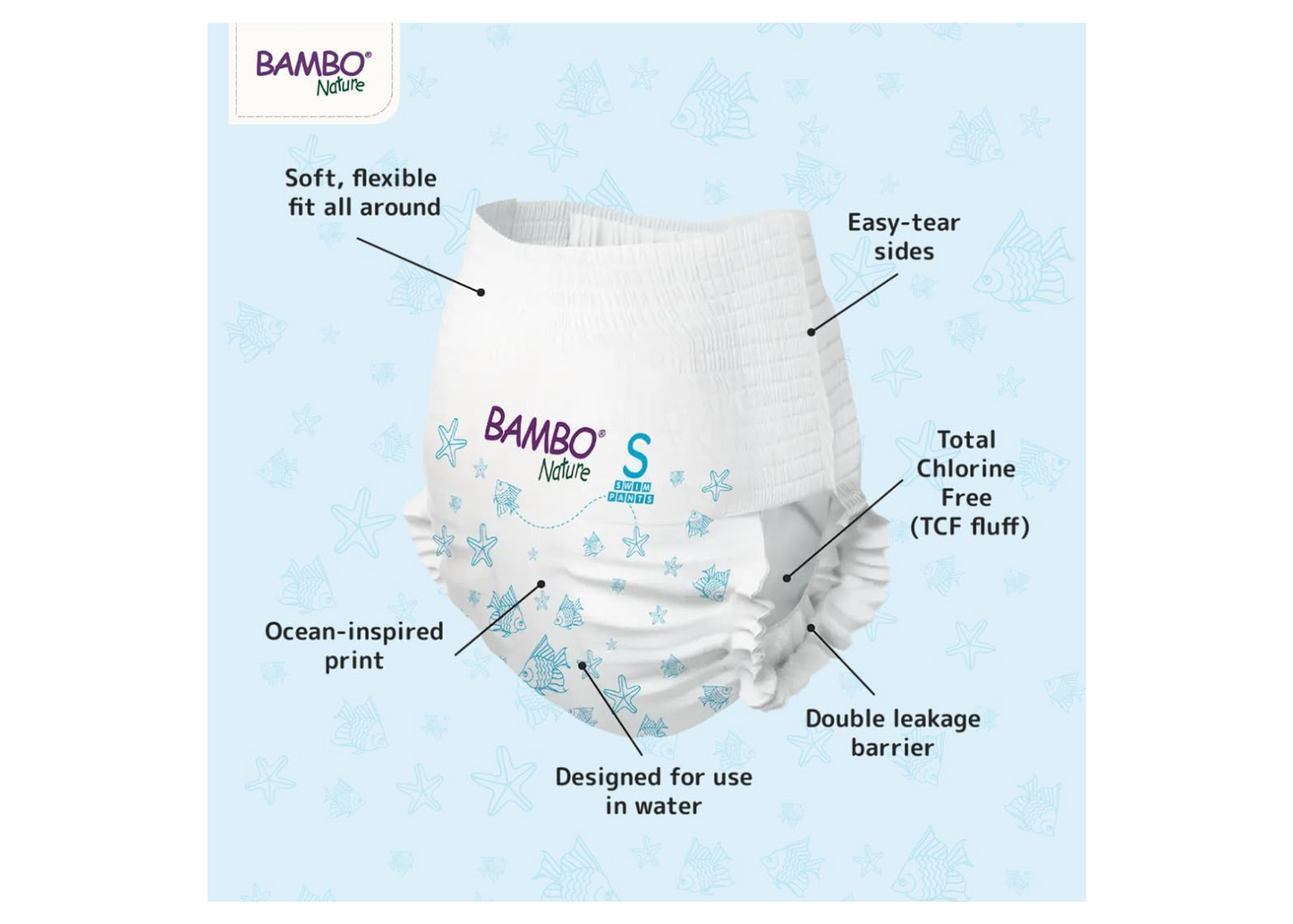 Bambo Nature Premium Swim Nappy Pants