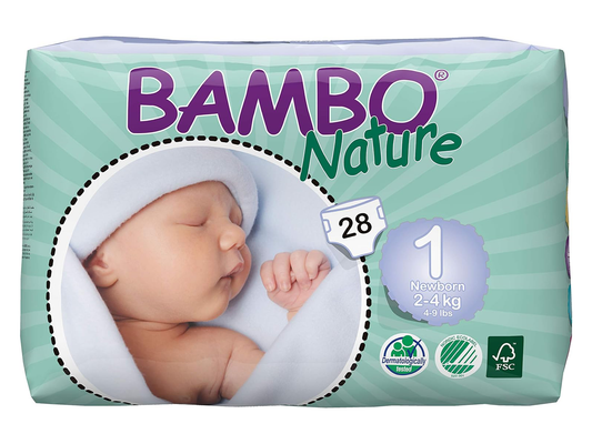 Baby Diapers Classic, Size 1 (4-9 lbs), 28 Count