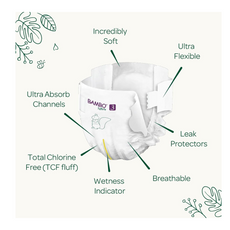 Bambo Nature Premium Eco Nappies - Size 3