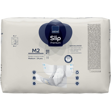 ABENA Slip Premium All-In-One Incontinence Pads For Men & Women, Eco-Labelled Womens Incontinence Pads, Mens Incontinence Pads - Medium 2, 70-110cm Waist, 2600ml Absorbency, 24PK