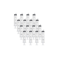 Pack of 16 30 ml Syringes, Sterile Syringes with Lid, Plastic Syringe for Oil, Brake Fluid, Reusable Plastic Syringe for Small Pet Feeding, Engine Oil or Brake Fluid