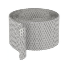A roll of 3M Silvercel Non-Adherent Hydro-Alginate Antimicrobial Dressing with a dotted pattern.