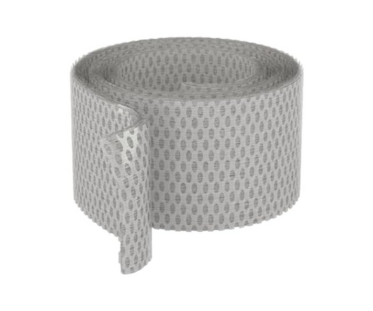 A roll of 3M Silvercel Non-Adherent Hydro-Alginate Antimicrobial Dressing with a dotted pattern.