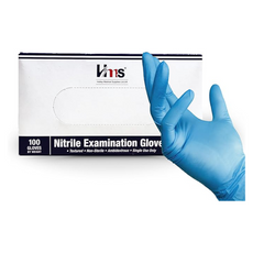 Nitrile Examination Gloves - 100 piece, powder free