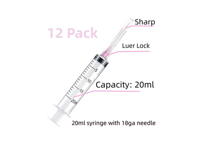 HaBeuniver - 1ml Plastic Syringe