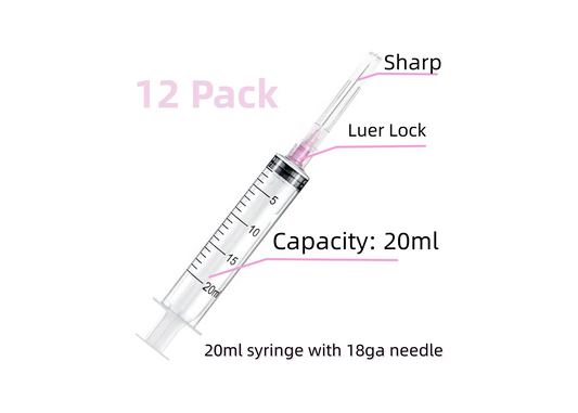 HaBeuniver - 1ml Plastic Syringe