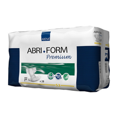 ABENA Abri-Form Premium All-In-One Incontinence Pads for Men & Women - Small 2, 60-85cm Waist, 1800ml Absorbency, 28PK, Eco-Friendly