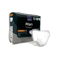 Man Formula 2 Incontinence Pads for Men, Eco-Labelled Mens Incontinence Pads, Extra Protection, Breathable & Comfortable with Fast Absorption, Discreet - 700ml Absorbency, 15PK