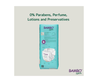 Bambo Nature Eco-Friendly Diaper Size 4, Mega Pack ,7-14kg (144 diapers) Tall pack