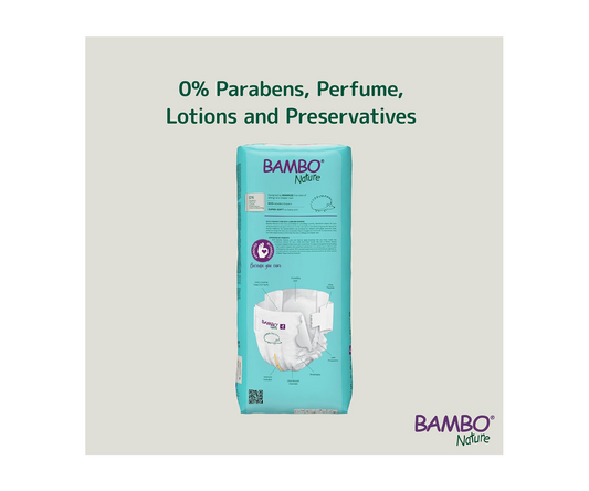 Bambo Nature Eco-Friendly Diaper Size 4, Mega Pack ,7-14kg (144 diapers) Tall pack Bambo Nature