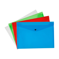 Q-Connect Polypropylene Document Folder A4 Assorted (Pack of 12)