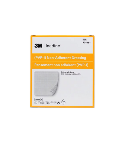 3M Iodine Non-Adherent Dressings 9.5cm x 9.5cm (x10)