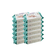 Bambo Nature Wet Wipes, Newborn Essentials, Eco-Labelled Baby Wipes, Gentle & Soft Wipes, Moisturising & Skin-Friendly Wet Wipes For On The Go, Sustainable Baby Essentials For Newborn - 80 Wipes