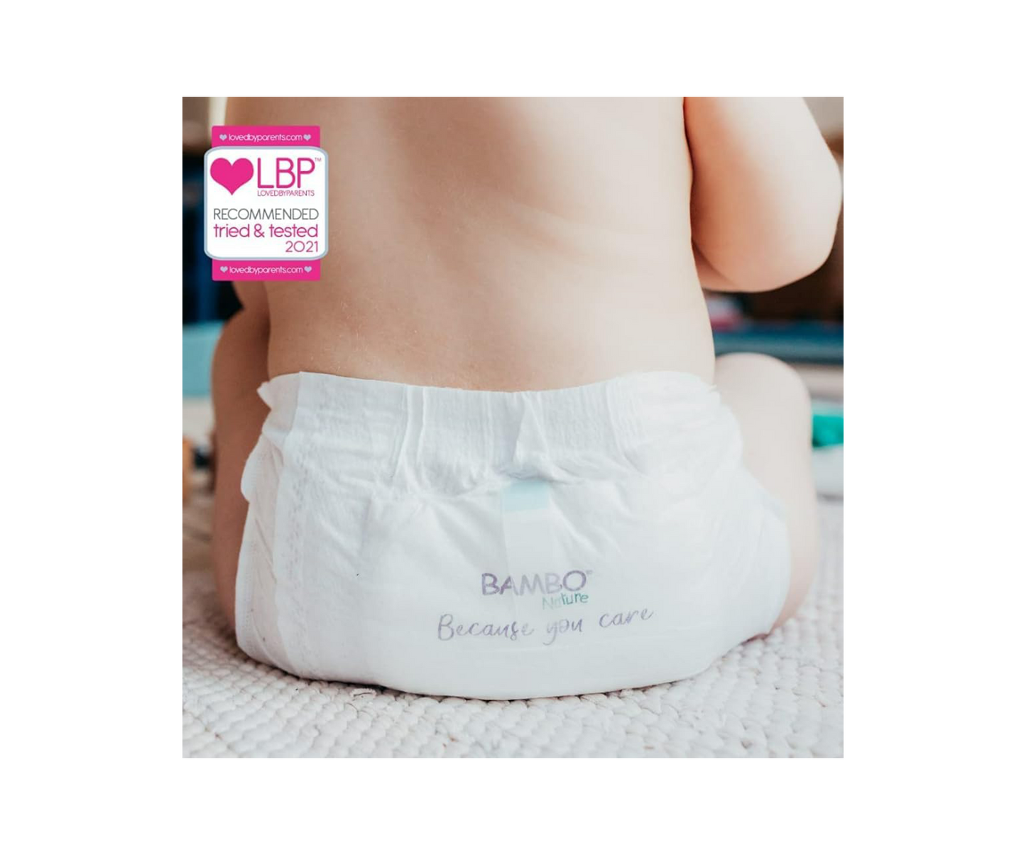 Bambo Nature Premium Eco Nappies, Size 6 (+16kg), XXL, 120PK, Eco-Labelled Sustainable Nappy, Enhanced Leakage Protection, Secure and Comfortable Baby Nappies