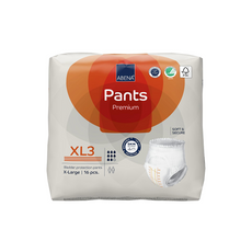 Abena Pants Premium Pull-Up Incontinence Pants, Eco-Labelled Incontinence Pants for Men & Women, Discreet, Protective, Breathable, Comfortable - XL 3, 130-170cm Waist, 2600ml Absorbency, 16PK