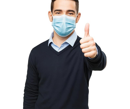 Halley Medical Supplies Ltd. Disposable Face Mask, Protective Masks with Ties for Comfortable and Secure Fit - 3 Ply (Pack... Disposable Face Mask, Protective Masks with Ties for Comfortable and Secure Fit - 3 Ply (Pack of 50, Blue)