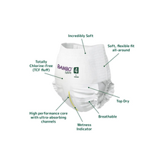 Bambo Nature Premium Baby Pants Diapers for Kids Large Size (7-12 Kgs)