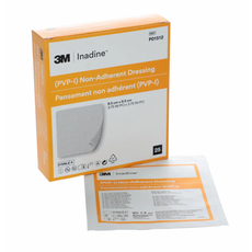 3M 9.5cm x 9.5cm x20 Non Adherent Wound Dressings, POV-Iodine, Antimicrobial