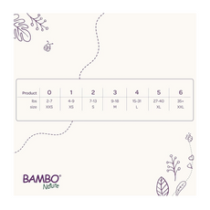 Bambo Nature Premium Eco Nappies – Size 1 Newborn (2–4 kg / 4–9 lb), 132-Pack