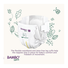 Bambo Nature Baby Diapers – Size 6 (16+ kg) – Pack of 6 (120 Nappies Total)
