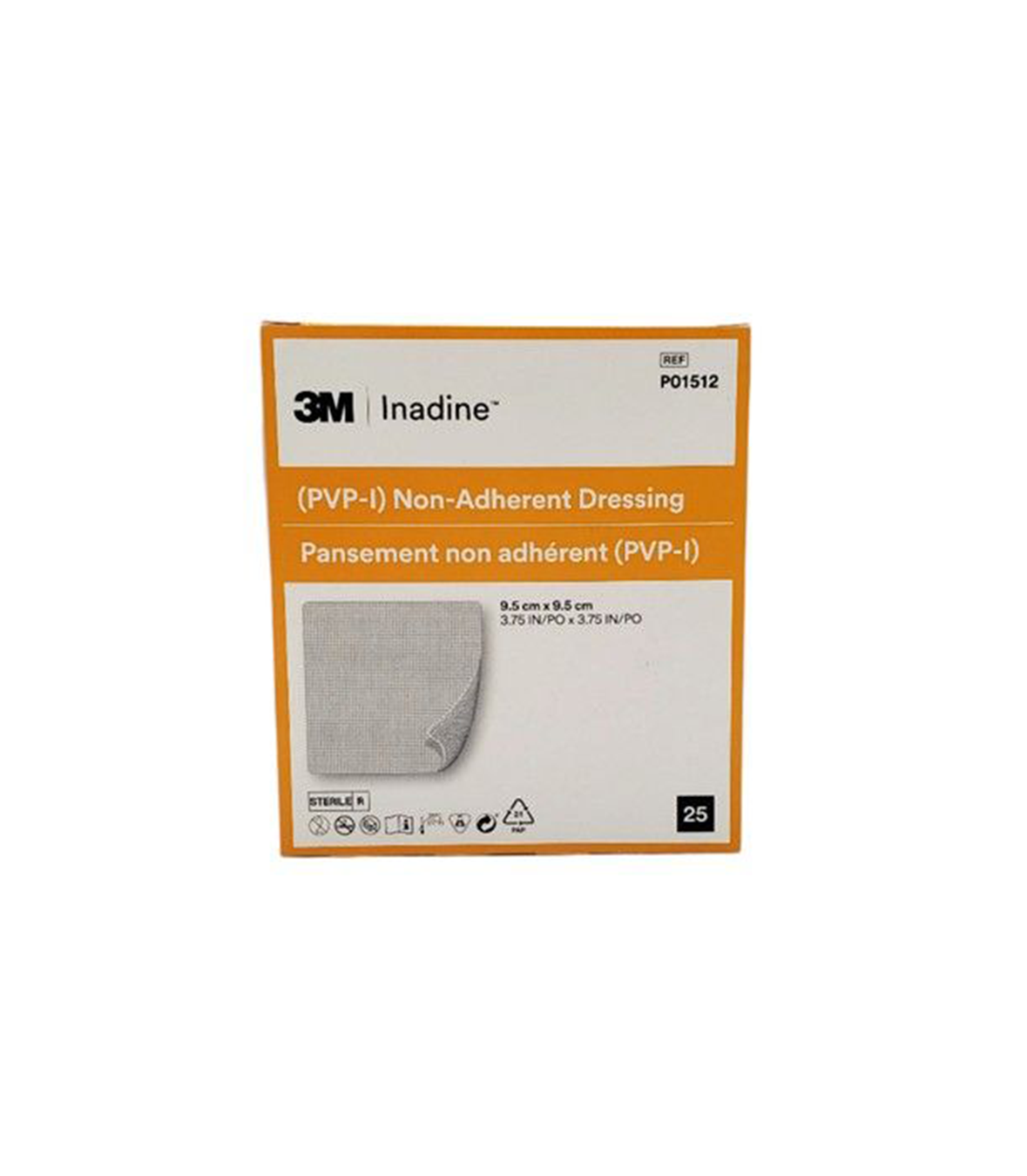 3M 9.5 x 9.5 cm Non-Adherent Antimicrobial Dressing (Pack of 10)