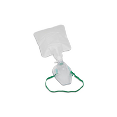 Adult Non-Rebreathing Oxygen Mask - With Tubing and Bag