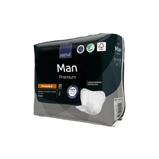 Abena Man Premium Incontinence Guards, (Sizes 0 to 2) Formula 2, 180 Count