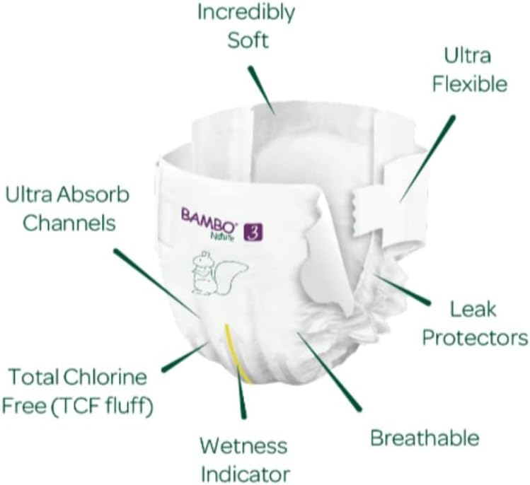 Size 3  Midi 4-8 kg, White, (1 X Pack Of 28)